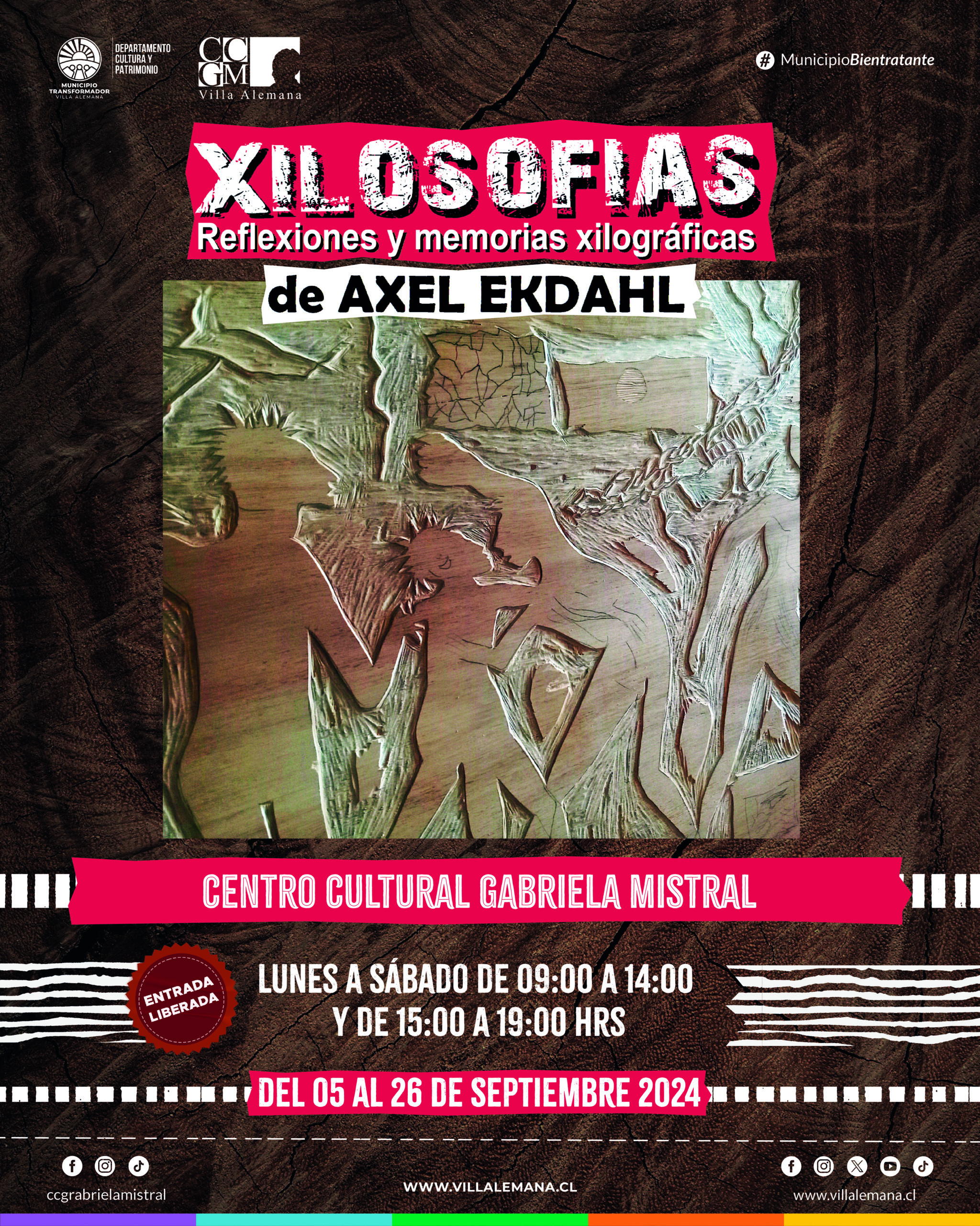 EXPOSICIÓN ” XILOSOFÍAS” DE AXEL EKDAHL